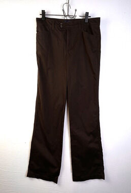Bandolinoblu Denim Pants Women's 10 Stretch Brown Straight Legs Casual Work